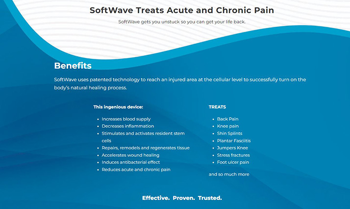 Chiropractic Mint Hill NC SoftWave Treats Acute & Chronic Pain